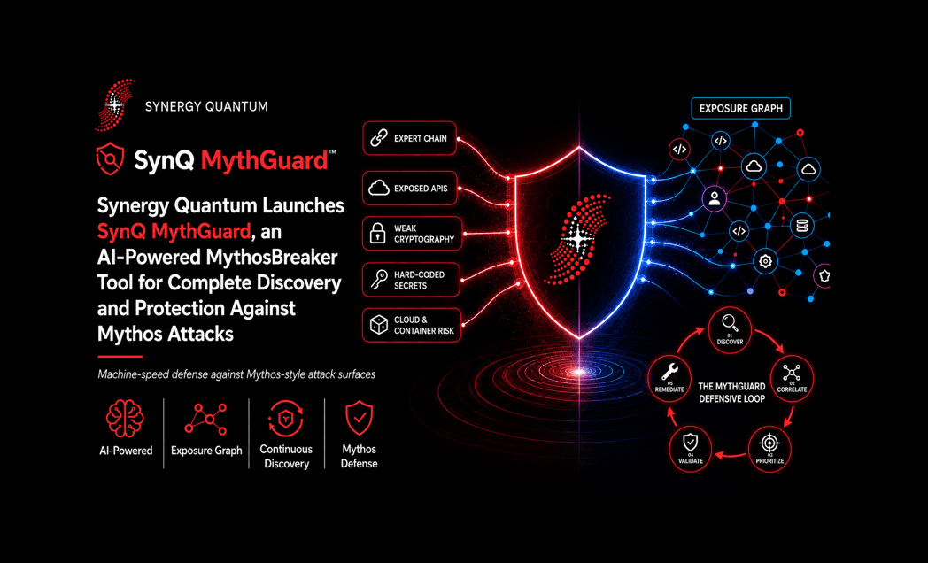 Synergy Quantum Unveils SynQ MythGuard, an AI-Powered Cybersecurity Platform for Mythos-Class Threat Defense